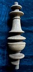 Antique French Baluster Oak Turned Spindle Baluster Column Salvage 10 3 4    4
