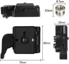 323 Rc2 Quick Release Plate Clamp Adapter For Smooth Manfrotto 200pl - 14 Use