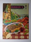 1950s Vintage Ruggeri s Restaurant Menu Vintage St  Louis Missouri Restaurant
