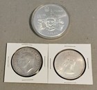 Lot Of  2  Canadian One Dollar    1   10 Canadian Olympic Silver Coins