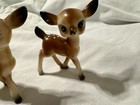 Set Of 8 Vintage   Big Eye Reindeer    Hard Plastic Deer   Christmas