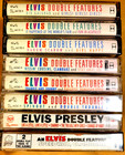 Elvis Presley Lot Of 8 Double Features Movie Soundtrack Cassette Tapes Vintage