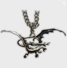 Hobbit Smaug The Dragon Pendant  zinc 18  Chain Desolation Of Smaug By Noble New