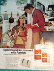 Vintage 1970 s Ad Raleigh Cigarettes Milder Taste B w Coupons Neal Handbag