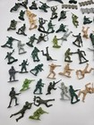 Vintage Marx   Mpc Plastic Army Men Lot 90  Soldiers Wwii Accessories Jet Cannon