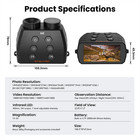 Gtguard N6 Night Vision Goggles  Hd Night Vision Binoculars Rechargeable 16gb