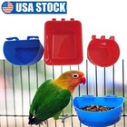 18pcs Large Cage Cup Chicken Feed Water Cups Pigeon Feeder Bird Us Stock