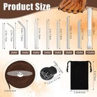 Anglekai 21pcs Baseball Glove Lace Needles Kit  Softball Glove Repair Lace Kit 