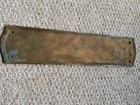 Reclaimed Vintage Decorative Cast Brass Finger Door Plate Over 400g