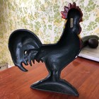 Iron Doorstop Rooster Decorative Vibrant Country Kitchen Farmhouse Rustic  2