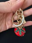 Coach Strawberry Keychain Bag Charm Resin And Metal