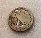 1917-d  obverse  Walking Liberty 50c Silver Half Dollar    2 Over Melt 