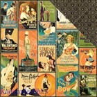 Graphic 45 Vintage Hollywood 8 X 8 Paper Pad New  Art Deco