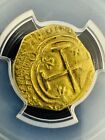 Colombia 2 Escudos 1642-63 Philip Iv Pcgs Au58 Gold Doubloon Treasure Cob Coin