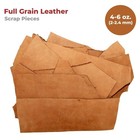 Elw Vegetable   Oiltanned Leather Scraps 2-15 Oz  1 4-6mm  1-30 Lb Sizes
