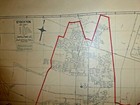 Vintage Large Map Stockton And Vicinity Ca  Zones Public Utilities 1967