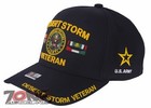 New  Us Army Desert Storm Veteran Flag Usa Ball Cap Hat Black