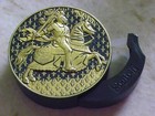 1970s Vintage Knight On Horse 3m Scotch Tape Dispenser West Germany Office Desk