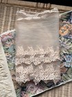 Vintage Ivory Lace Mantilla Veil Chapel Bridal Shawl Spanish Scarf 13x66