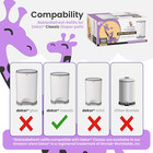 Refills Compatible With Dekor Classic Diaper Pail Refills   4 Pack   Diaper Pail