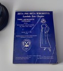2x Zeta Phi Beta Sorority Lambda Zeta Chapter Cotillion Program Sub-deb   s Vtg