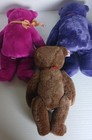 Lot Of 3 Vintage 2 Beanie Buddies   1 Althans Hinged W certificate Teddy Bears
