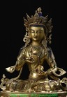 13  old Tibet Bronze Gold Gem Dorje Vajra Vajradhara Vajrabhairava Buddha Statue