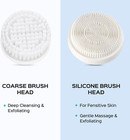 Coslus Facial Cleansing Brush Silicone Face Scrubber  2 In1 Fbs-d Electric Exfol