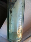C lediard New York antique 1800 s Applied Top Blue Glass Soda beer water Medicin