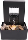 Zummy Led Light Desktop Fountain Gurgling Water Polished Pebbles