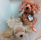 Lot Of 2-ty Beanies Cocker Spaniels-frolics 2 0   07 new Codes spunky   97  Mwmt