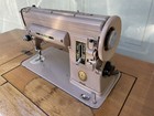 Classic 1950   s Singer 301a Portable cabinet Sewing Machine W Knee Pedal - Works 