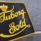 Vintage Tuborg Gold Beer Patch Large Jacket Vest Back Work Uniform 