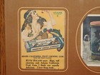 Vintage 20 3 4  X 7  Framed Old Advertising Coca Cola Morton Salt  