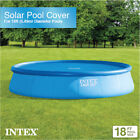 Intex 18 Ft Round Easy Set Blue Solar Cover For Swimming Pools  Pool Cover Only