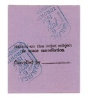 1956 Canadian Pacific Railway Railroad Ticket Stub Toronto To New York Cp Ry