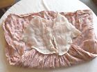 Vintage Little Girl s Party Dress Pink Floral Handmade Sleeveless