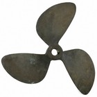 Hh94595 Bronze Prop 1 1 4 Inch Bore 22lbs 17 1 2  Inch Propeller Boat Ship Decor