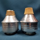 2 Genuine Harmon Mutes For Trumpet Basic Model Aluminum  read 