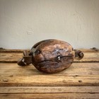 Vintage Antique Nautical Maritime Wooden Metal Heavy Rusted Ships Pulley