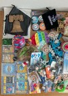 Vintage Antique Junk Drawer Lot Coins  Silver  Collectibles  Cards  Tokens    L3