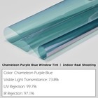 Aumohall Charming Purple Blue Colorful Car Chameleon Windshield Tint Film 73 8