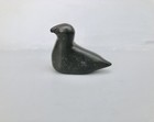 Vintage Inuit Hand Carved Soapstone Duck Bird Figurine Signed