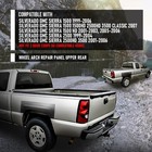 Rear Upper Wheel Arch Repair Panels Pair Fit Chevy Silverado Gmc Sierra 1500 199