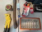 Lot Of Tools Husky Tool Bag Craftsman Jigsaw Kobalt Bits Hammer Trowels Mix