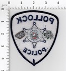Pollock    State Of Louisiana -- Mylar Collectible Police Embroidered Patch