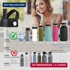 Rregeny Straw Lid For Hydro Flask Wide Mouth 32 40 Oz  Lids With Flexible Handle