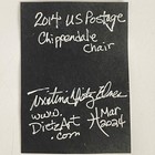 Aceo Original Mixed Media Art Us Postage Stamp Tristina Dietz Elmes Atc