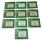10 Booklets Vintage Quaker State Motor Oil Service Change Tabs 999 R-1 Stickers