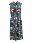 Vintage Handmade 60s 70s Psychedelic Paisley Wide Leg Jumpsuit Colorful Size L